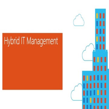 Hybrid IT Management - Microsoft Operations Management Suite