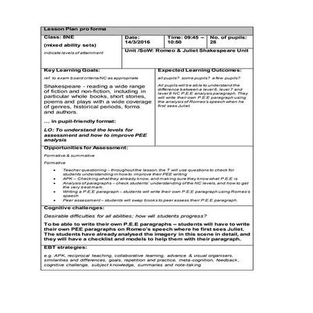 8NE Lesson 14 plan | PDF
