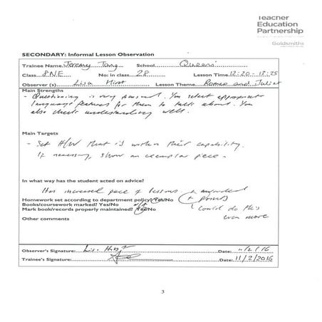 8NE Lesson 6 feedback