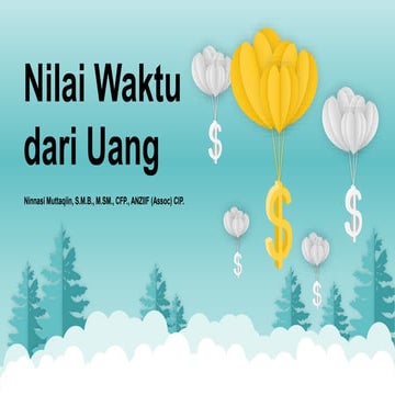 Nilai Waktu dari Uang (Time Value of Money)
