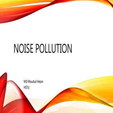 Noise pollution