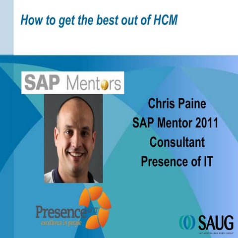 Enhancing SAP HCM - Thoughts and opinions hcm