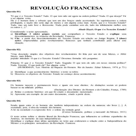 8o ano história 2 trimestre p2 revisaço sem gabarito