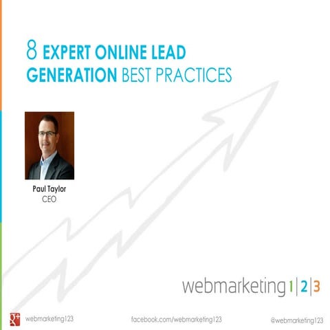 8 Expert Lead Gen Tips for CMOs - slides