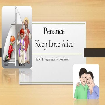 Penance preparation for confession  (part ii)