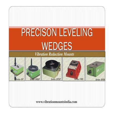 precison leveling anti vibration wedges