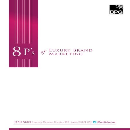 8Ps Of Luxury Brand Marketing