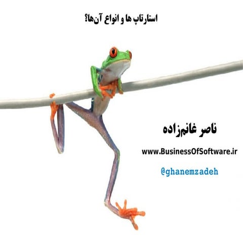 استارتاپ ها و انواع آن‌ها؟