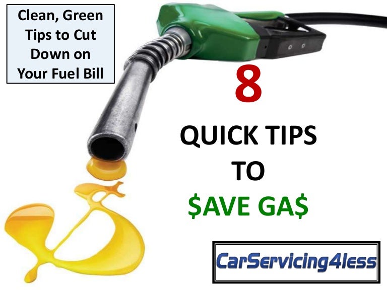 8 quick tips to save gas for your car