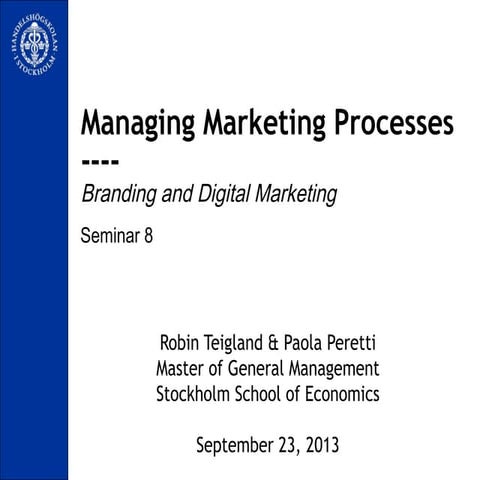 Managing Marketing Processes_Seminar 8