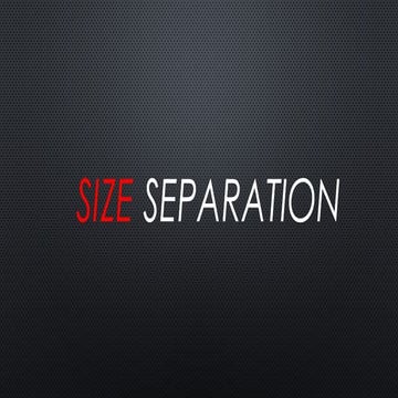 pharmaceutical engineering, p'engg, size separation