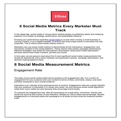 8 Social Media Metrics Every Marketer Must Track.pdf