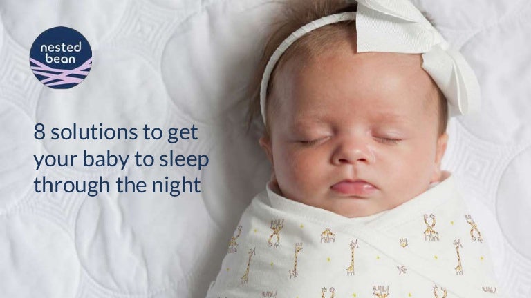 getting your baby to sleep through the night