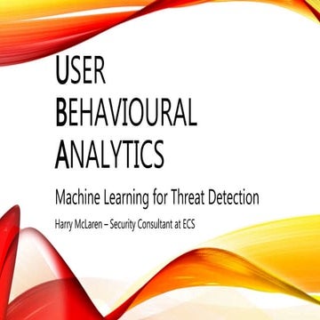 Machine Learning for Threat Detection | PPTX
