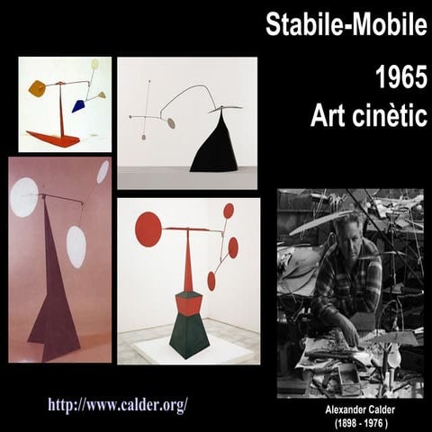 A. Calder: Stabile-mobile | PPT
