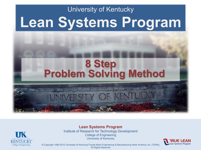 8 Step Problem Solving Method Pdf 8 Step Problem Solving Method Pdf