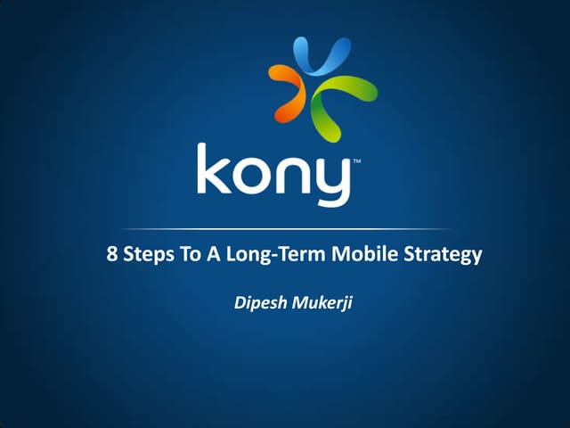 8 Steps to a Long-Term Mobile Strategy