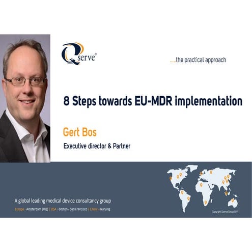 8 Steps You Should Be Taking to Implement an EU-MDR Compliance Program