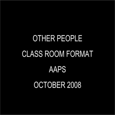 8 - Many Peoples, Summary