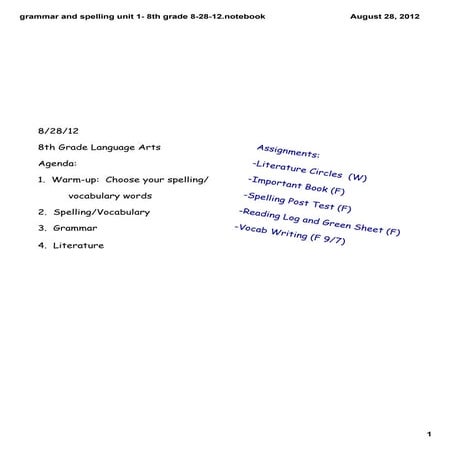 8th grade 8 28-12 | PDF