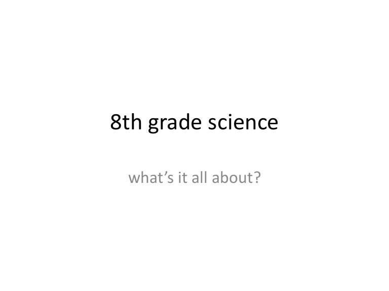8th grade science