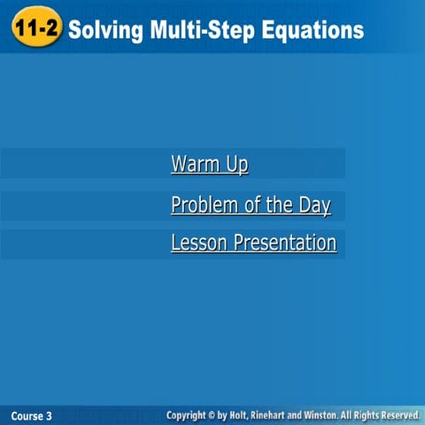 8th grade solving simple equations Practice