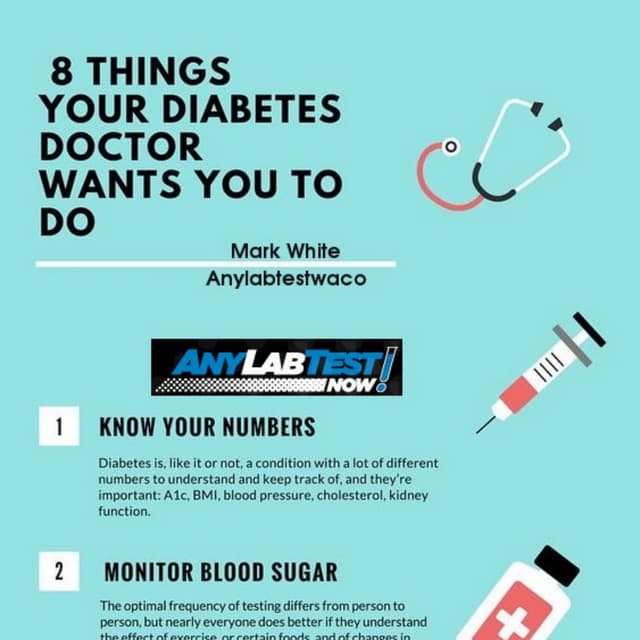 8 things your doctor wants you to do