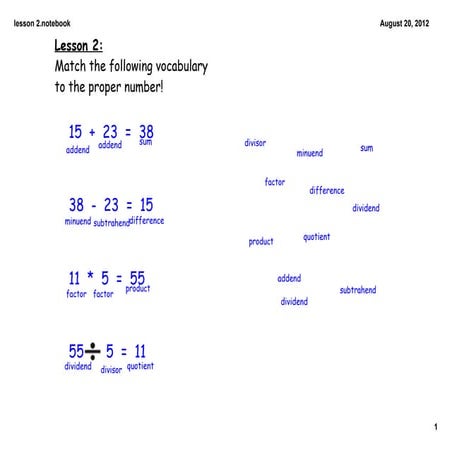 8th pre alg - L2--aug20
