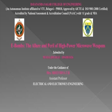 Electromagnetic Bombs(E-Bombs)