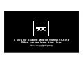 8 Tips for Scaling Mobile Users in China by Edith Yeung