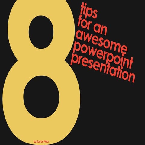 8 dicas para fomar apresentações em powerpoint