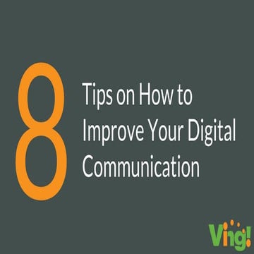 8 Tips on How to Improve Your Digital Communication