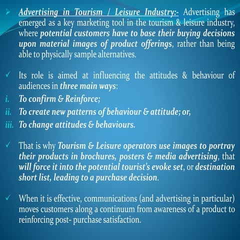 Tourism advertising 