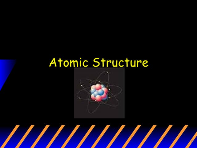 Structure of atom ppt