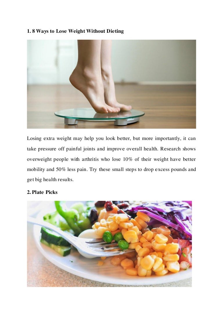8 ways to lose weight without dieting!