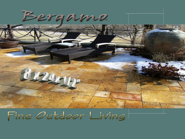 Travertine 8x24 by Bergamo Designs
