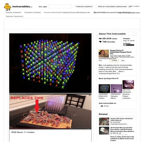 8 x8x8 3d rgb led cube  18 steps (with pictures)