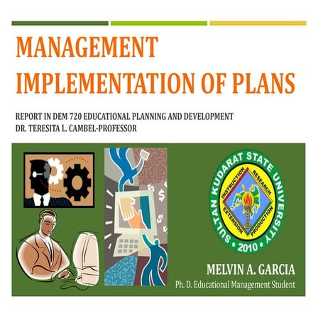 Management implementations of plan mam cambel.docx