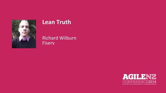Richard Wilburn - Lean Truth