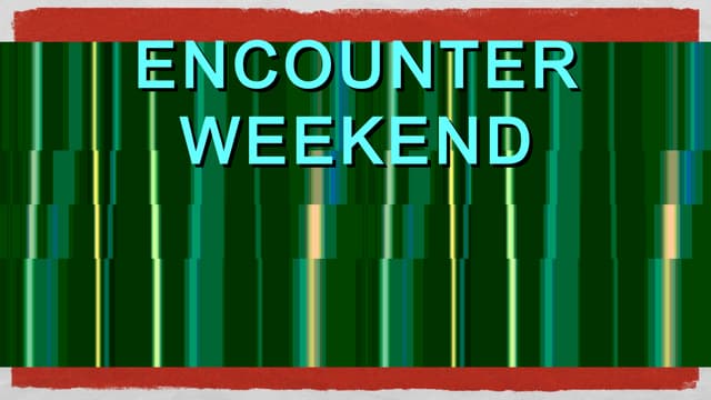 Pre Encounter Lesson 9: Purposes of...