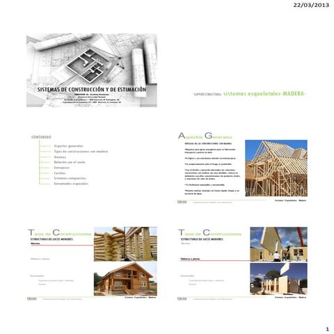 9.2 sistemas esqueletales  madera