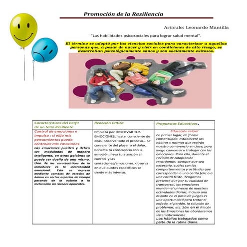 Psicopedagogía  Articulo Sobre Leonardo Montilla.