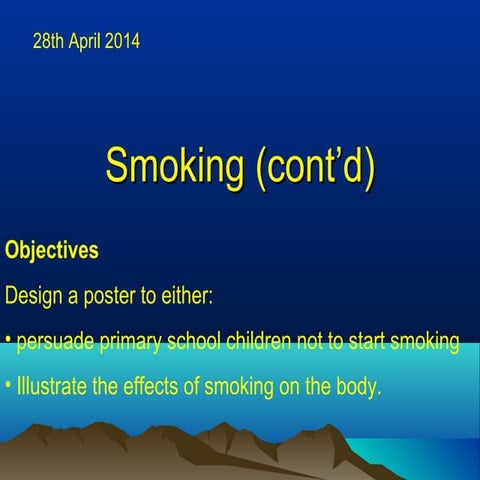 9. Effects of Smoking on Health