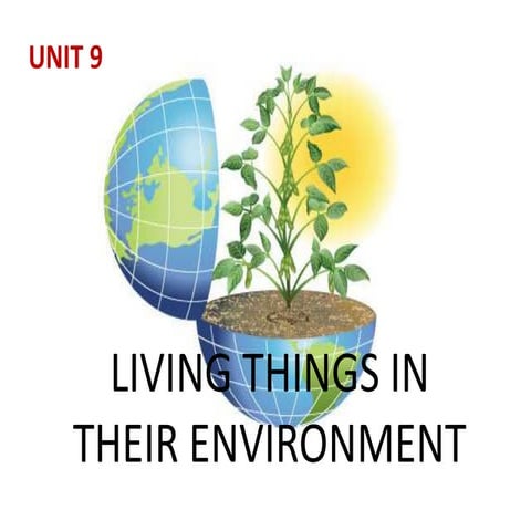 9. living things in their environment