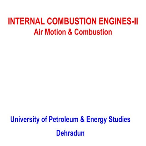 Air-Motion in Engine Cylinder