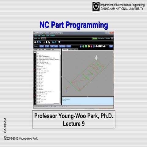 Nc part programming
