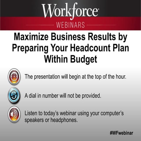 Maximize Business Results by Preparing Your Headcount Plan Within Budget