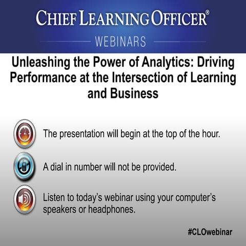 Unleashing the Power of Analytics: Driving Performance at the Intersection of...
