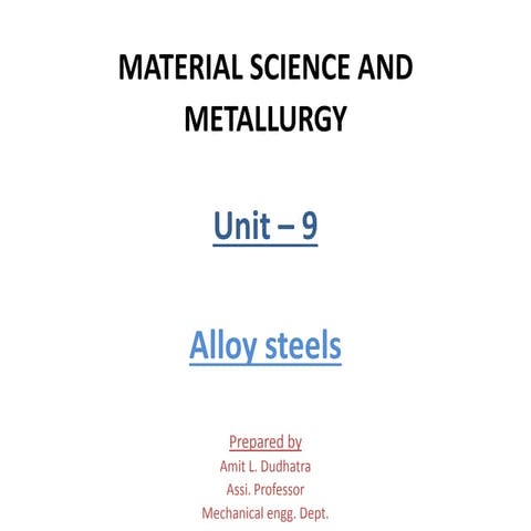Alloy Steel