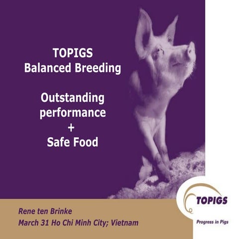 topigs balanced breeding presentation vietnam
